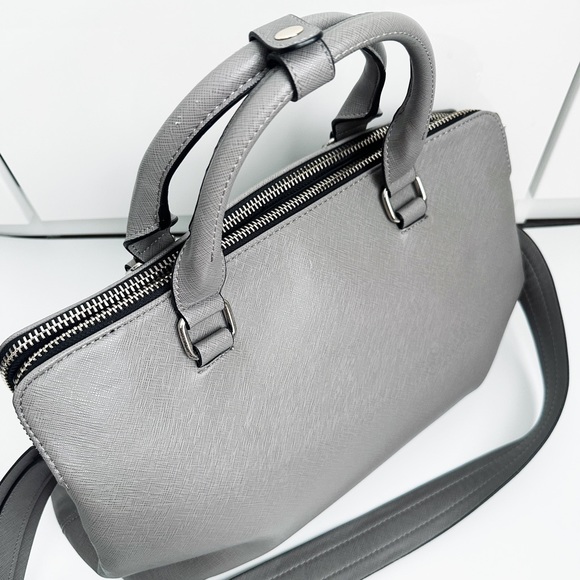 Grey Casual/Business/Laptop/ Baby Crossbody Bag - Large Pockets - Picture 3 of 11